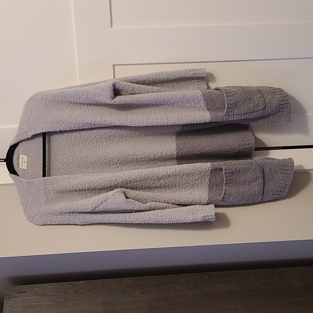 Two Tone Gray Cardigan